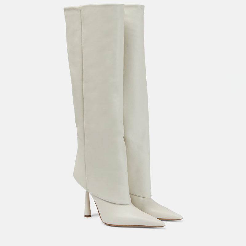 Stiletto Heel Retro Boots - Pasha
