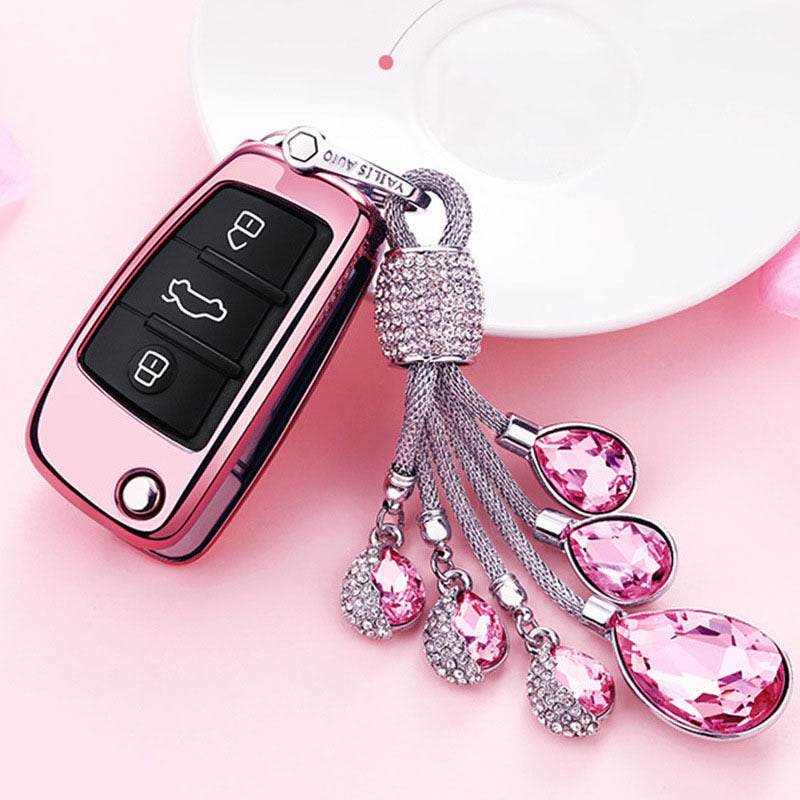 Goddess of Tears Car Key Set – TPU Key Case for Scratch and Impact Protection in 5 Colors - Pasha
