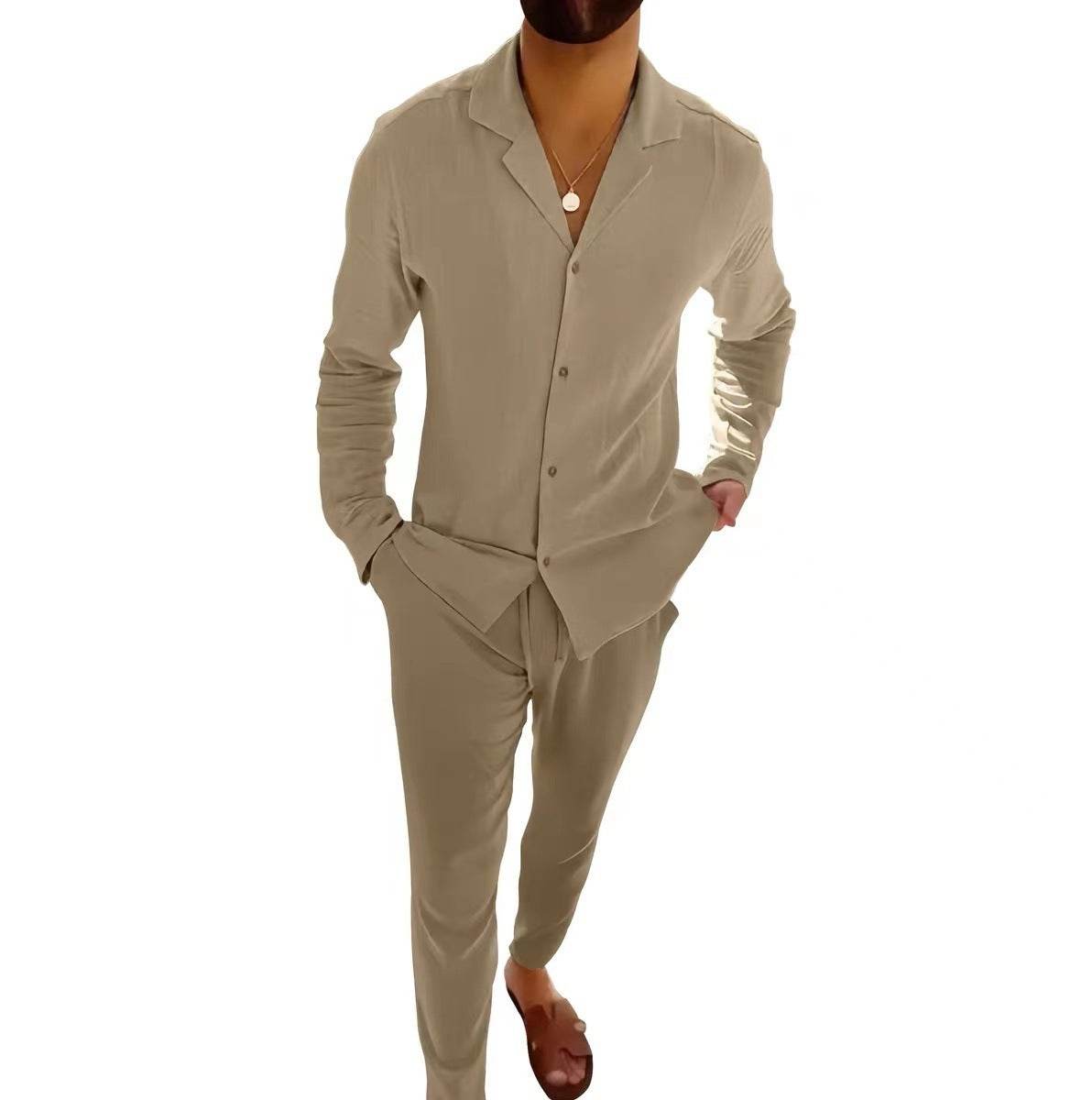 Men´s Casual Long Sleeve Suit for Men-style and comfort for summer - Pasha