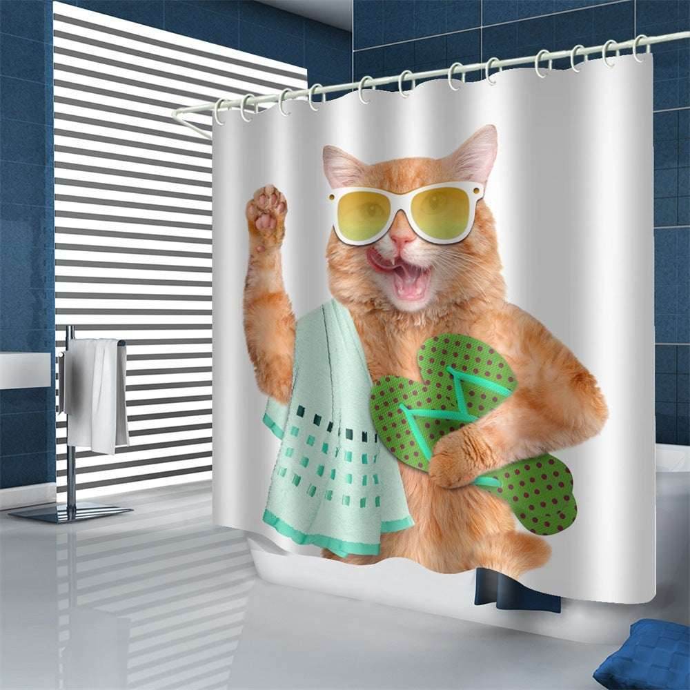 Waterproof Polyester Shower Curtain – Fun & Modern - Pasha