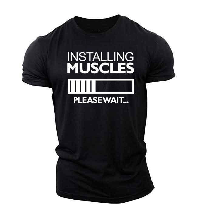 Men´s T-Shirt-Fintess Short Sleeve with funny design - Pasha