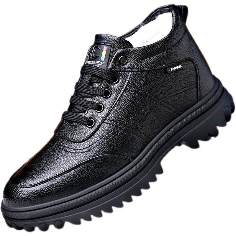 Men's Fleece Lined Shoes – Warm Winter Comfort - Pasha