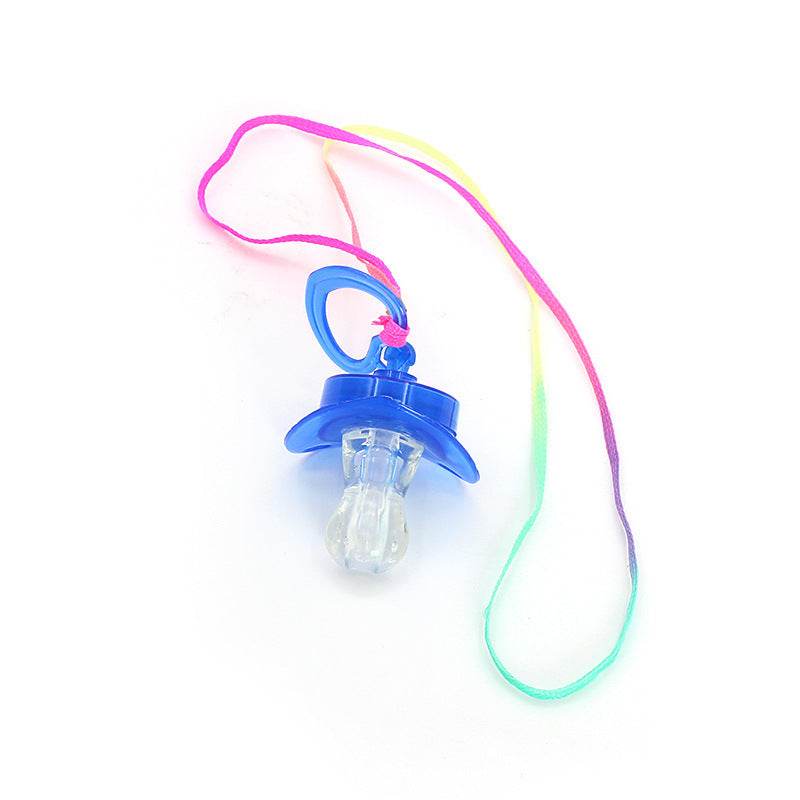 LED Pacifier & Whistle – Colorful Party Toy with Blinking Lights - Pasha