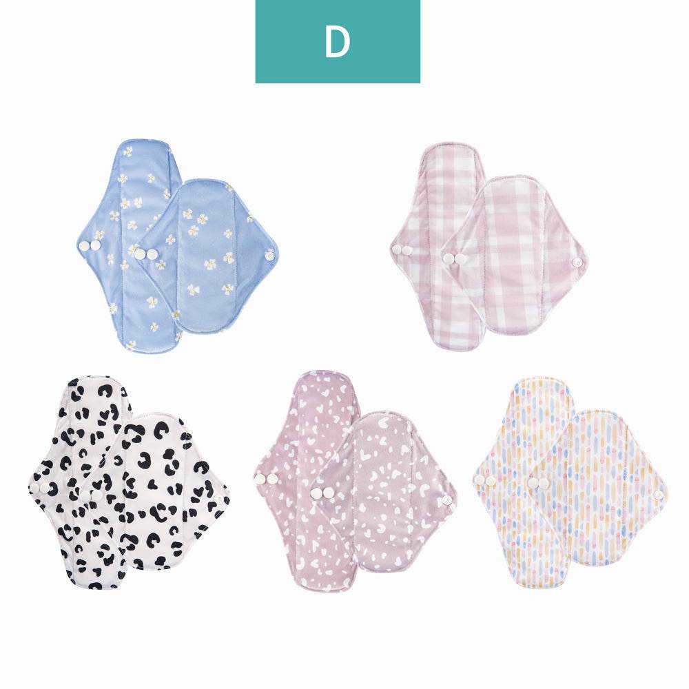 Washable Bamboo Charcoal Fiber Pantyliners – Eco-Friendly and Comfortable Sanitary Pads for Women - Pasha