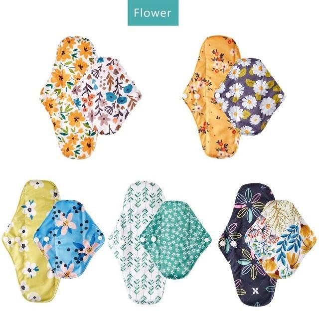 Washable Bamboo Charcoal Fiber Pantyliners – Eco-Friendly and Comfortable Sanitary Pads for Women - Pasha