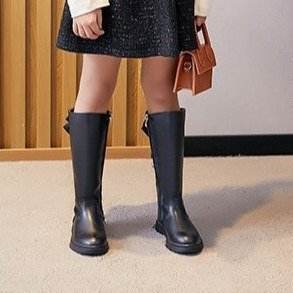 Explosive Style Kids Shoes – British Retro Leather Boots for Girls - Pasha