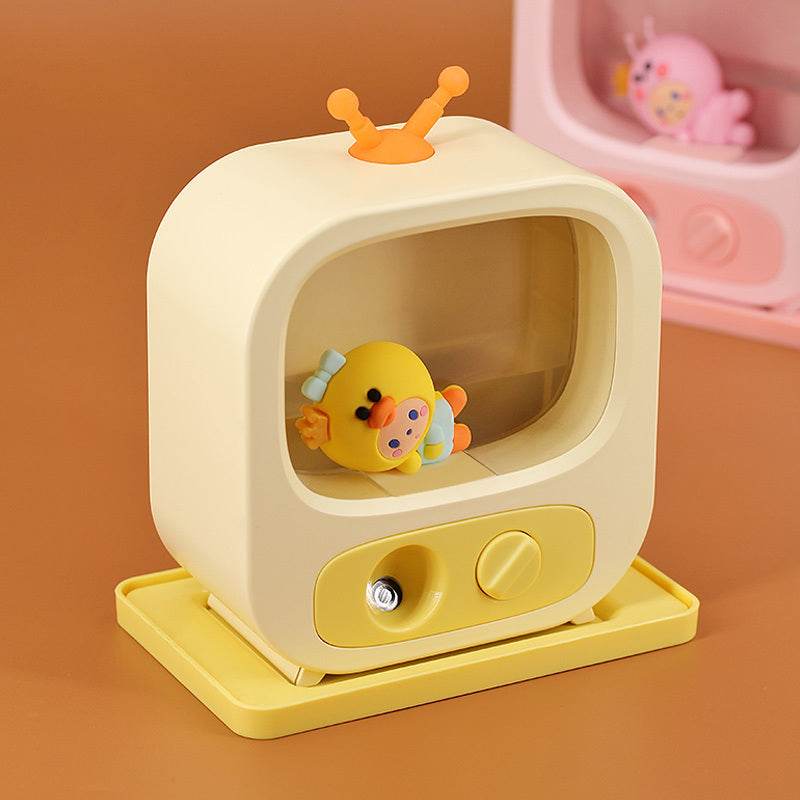 Creative Home Desktop Mini TV-Shaped Humidifier with Ambient Lighting - Pasha