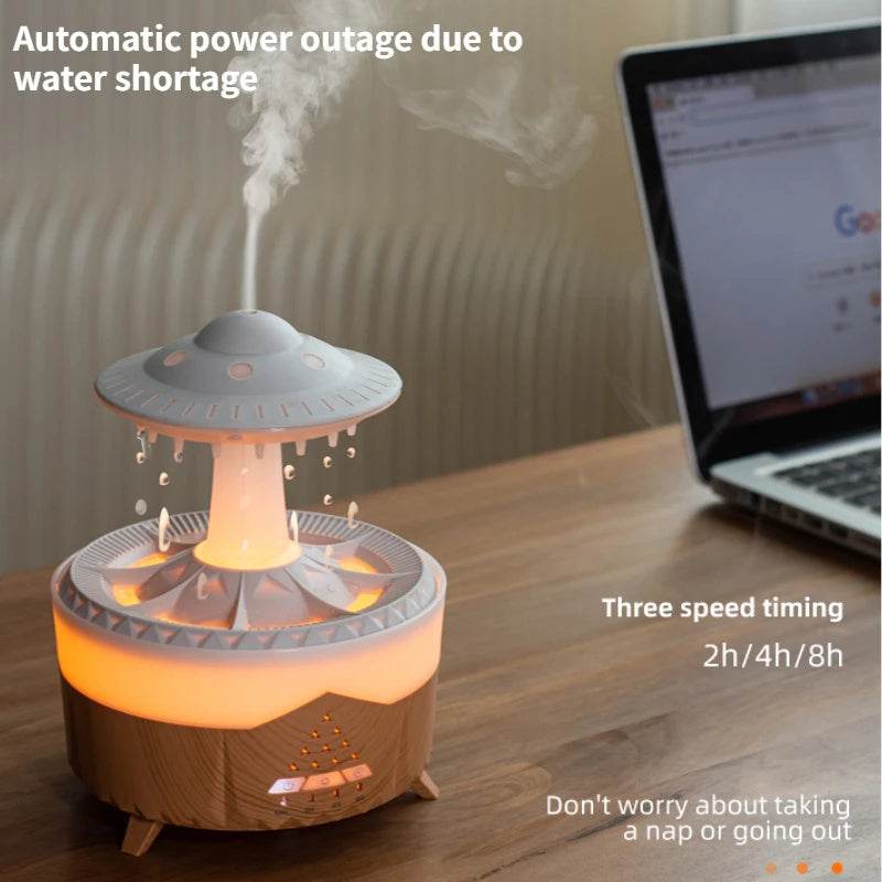 Rain Drop Humidifier & Diffuser – Soothing Sounds - Pasha