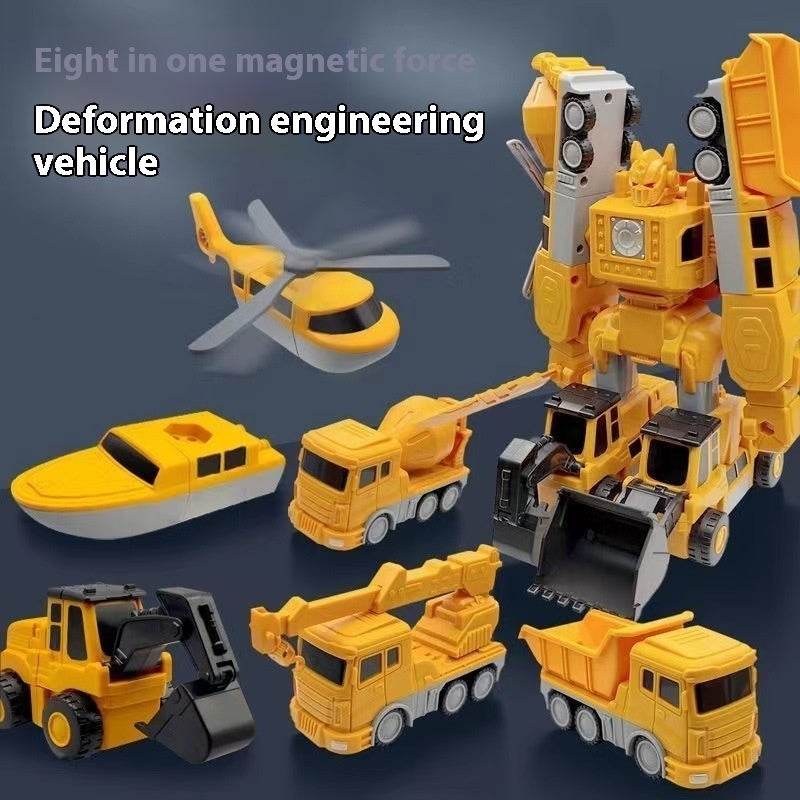 Magnetic Deformation Engineering Car-Kids creativity 35 Pcs - Pasha