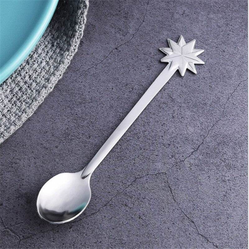 Cartoon Christmas Spoon Gift Set – Festive Stainless Steel Spoon for Kids with Floral & Cartoon Design - Pasha