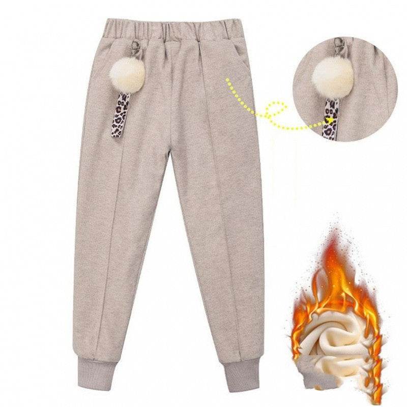 Larger Kids Cotton Woolen Cloth Pants – Comfortable and Warm Winter Pants - Pasha