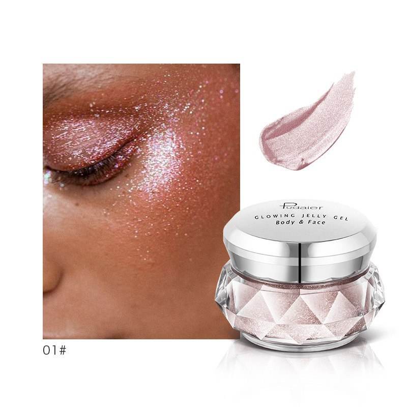 Rainbow Highlighter Jelly Gel – Radiant Makeup for Every Occasion by Pudaier - Pasha
