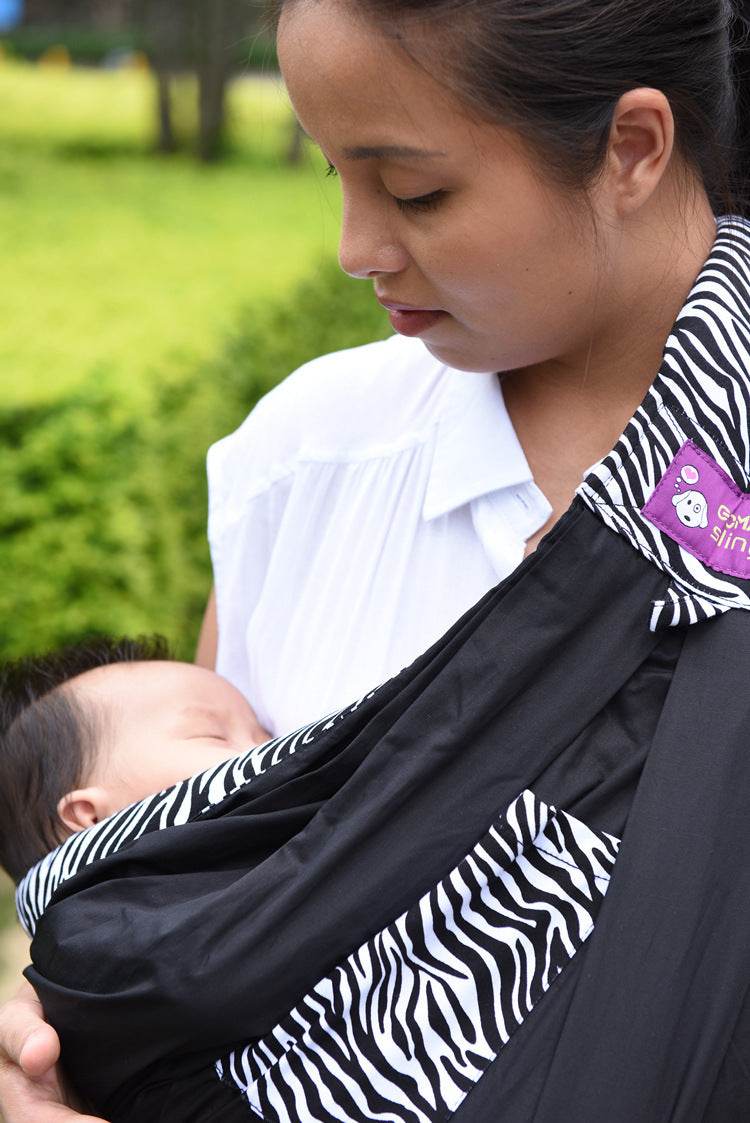 Breathable Cotton Baby Sling Carrier – Ergonomic One-Shoulder Design for Active Parents - Pasha