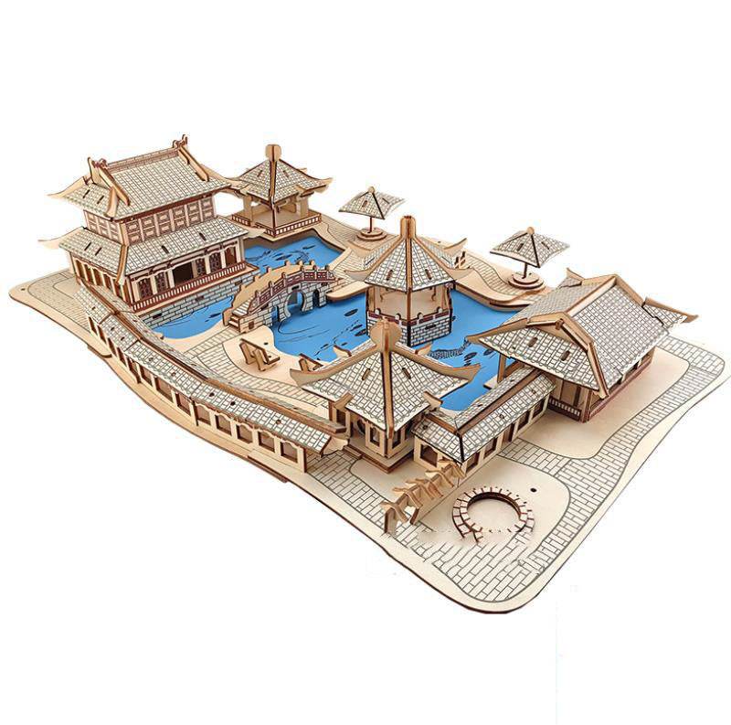 Decoration 3D DIY wooden puzzle -unique puzzles - Pasha