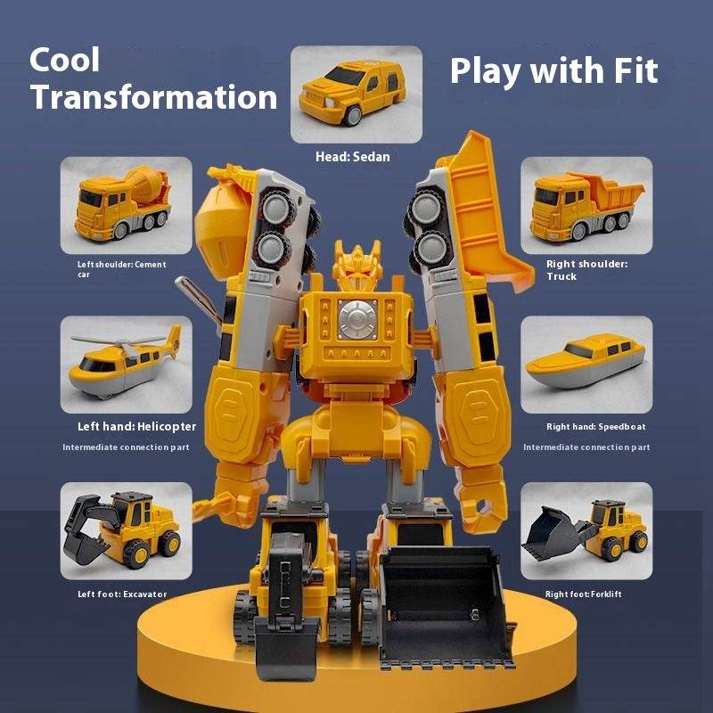 Magnetic Deformation Engineering Car-Kids creativity 35 Pcs - Pasha