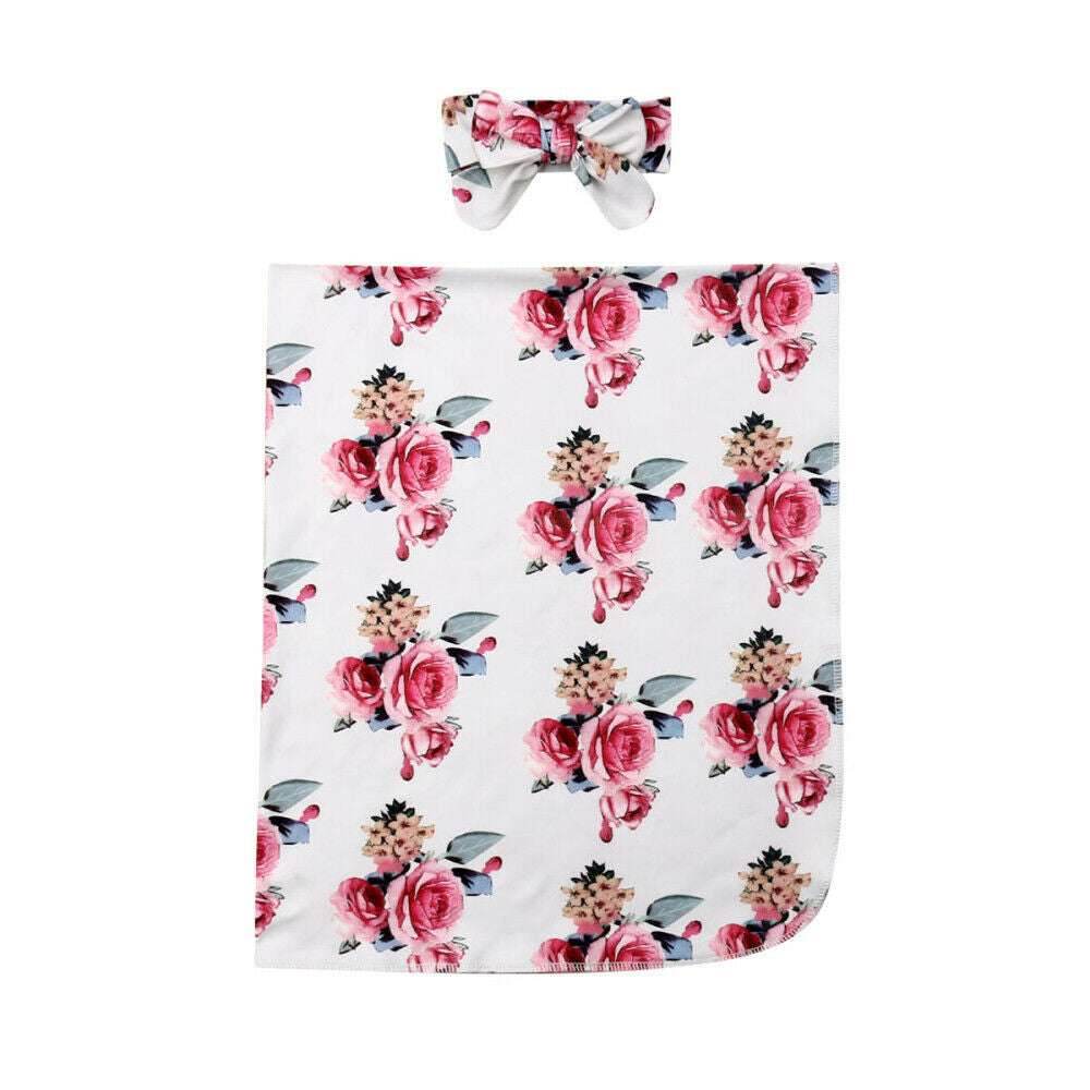 Cozy Bloom Baby Wrap Blanket – Soft & Warm - Pasha