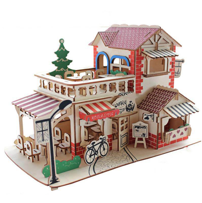 Decoration 3D DIY wooden puzzle -unique puzzles - Pasha