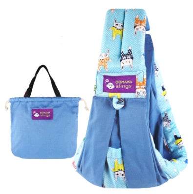 Breathable Cotton Baby Sling Carrier – Ergonomic One-Shoulder Design for Active Parents - Pasha