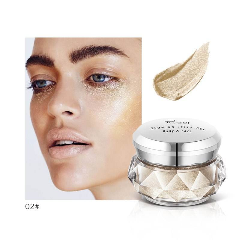 Rainbow Highlighter Jelly Gel – Radiant Makeup for Every Occasion by Pudaier - Pasha