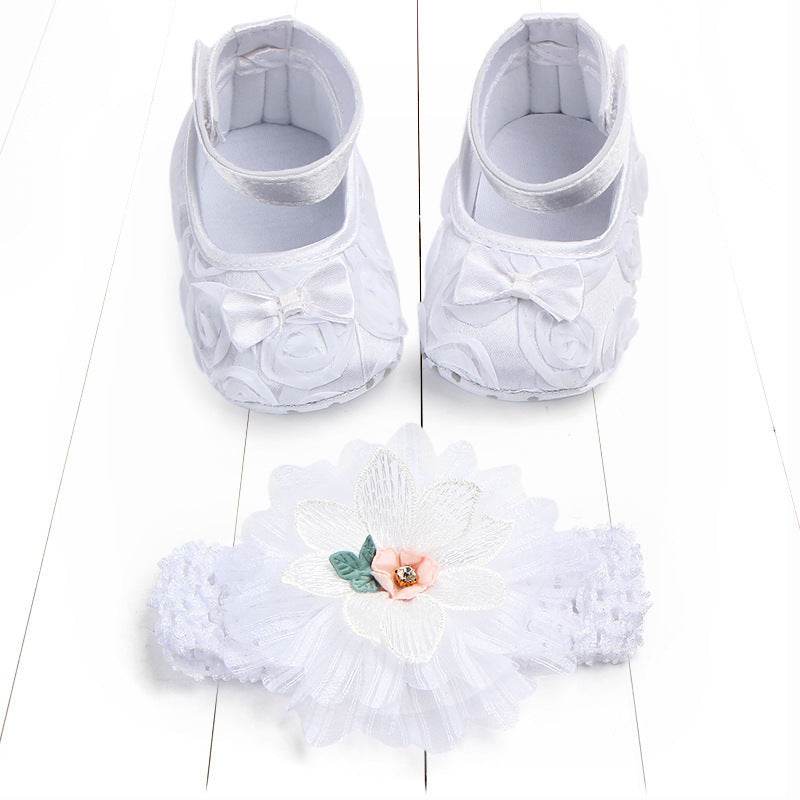 Children's Photoshoot Shoes Set – Comfortable & Stylish Shoes for Toddlers with Embroidery & Bow Designs - Pasha