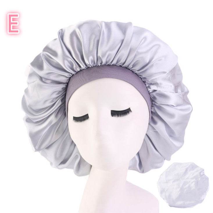 Beauty Satin Silk Hair Bonnet – Elegant Sleep Night Cap with Beautiful Print - Pasha