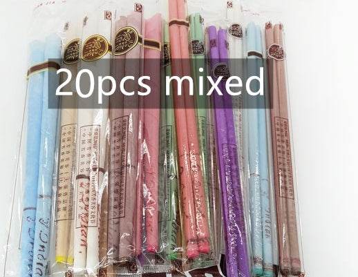 Ear Candles Set – 70pcs Mixed Colors for Ear Wax Removal, Tinnitus Relief, and Improved Listening - Pasha