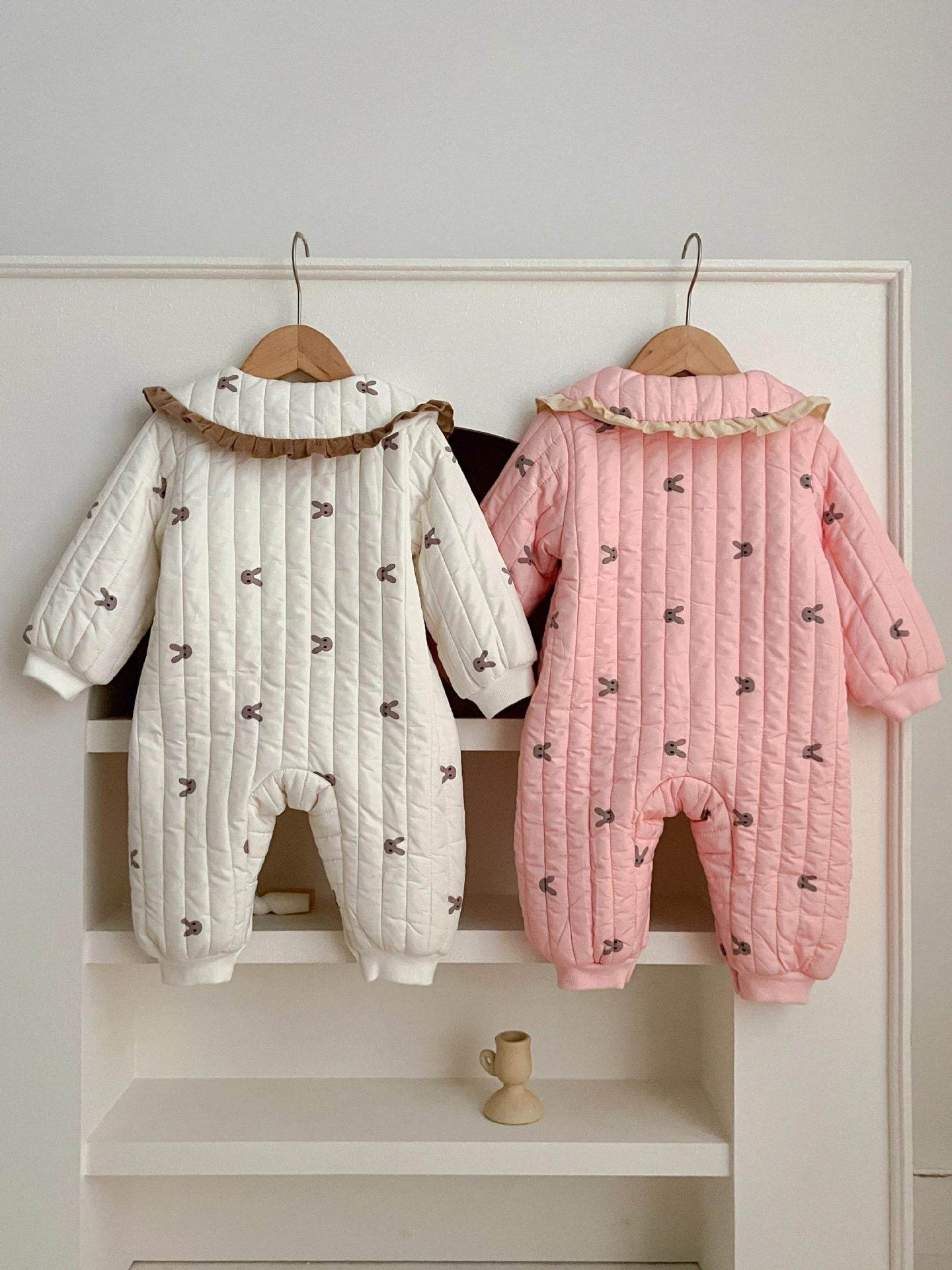 Adorable Baby Winter Overall – Retro Style Cotton Jumpsuit for Newborns and Infants - Pasha