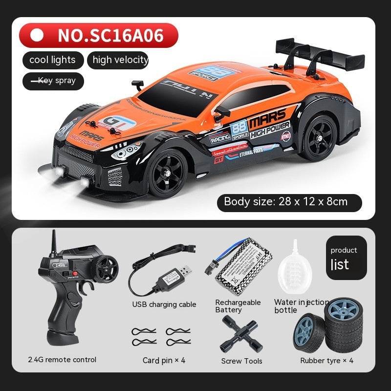 RC All Wheel Drift Racing Car-Lights and Spray - Pasha