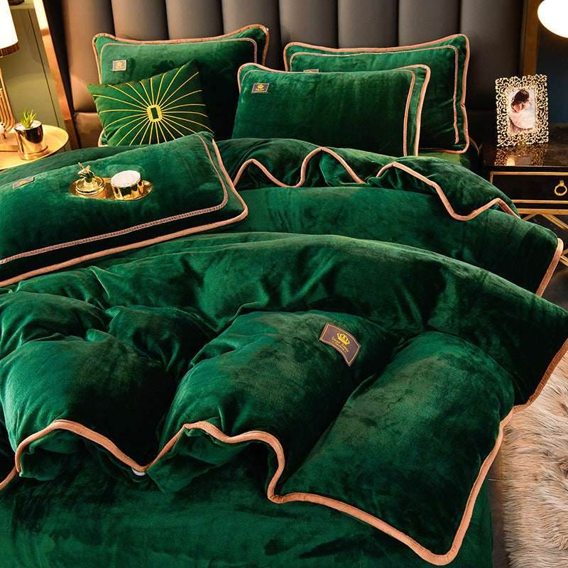 Winter Flannel Duvet Cover – Thick & Double-Sided - Pasha