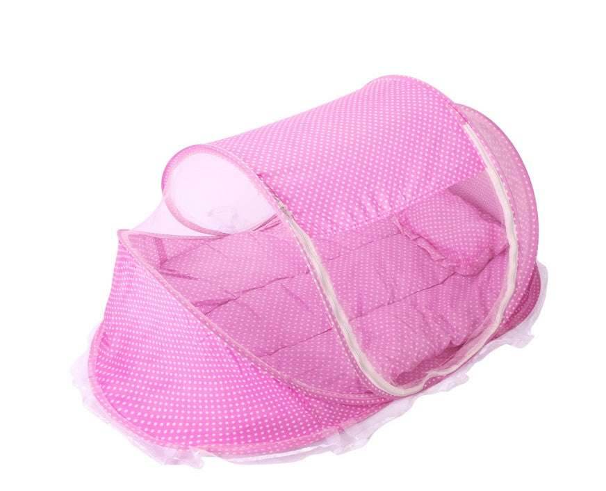 Baby Foldable Mosquito Net – Zipper & 4 Pcs - Pasha