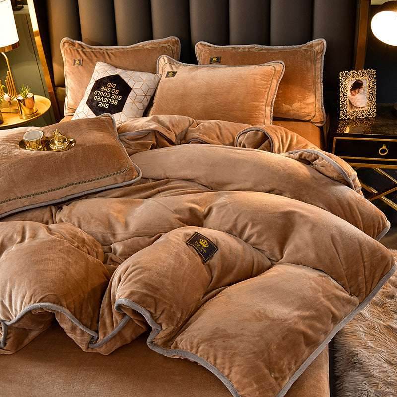 Winter Flannel Duvet Cover – Thick & Double-Sided - Pasha