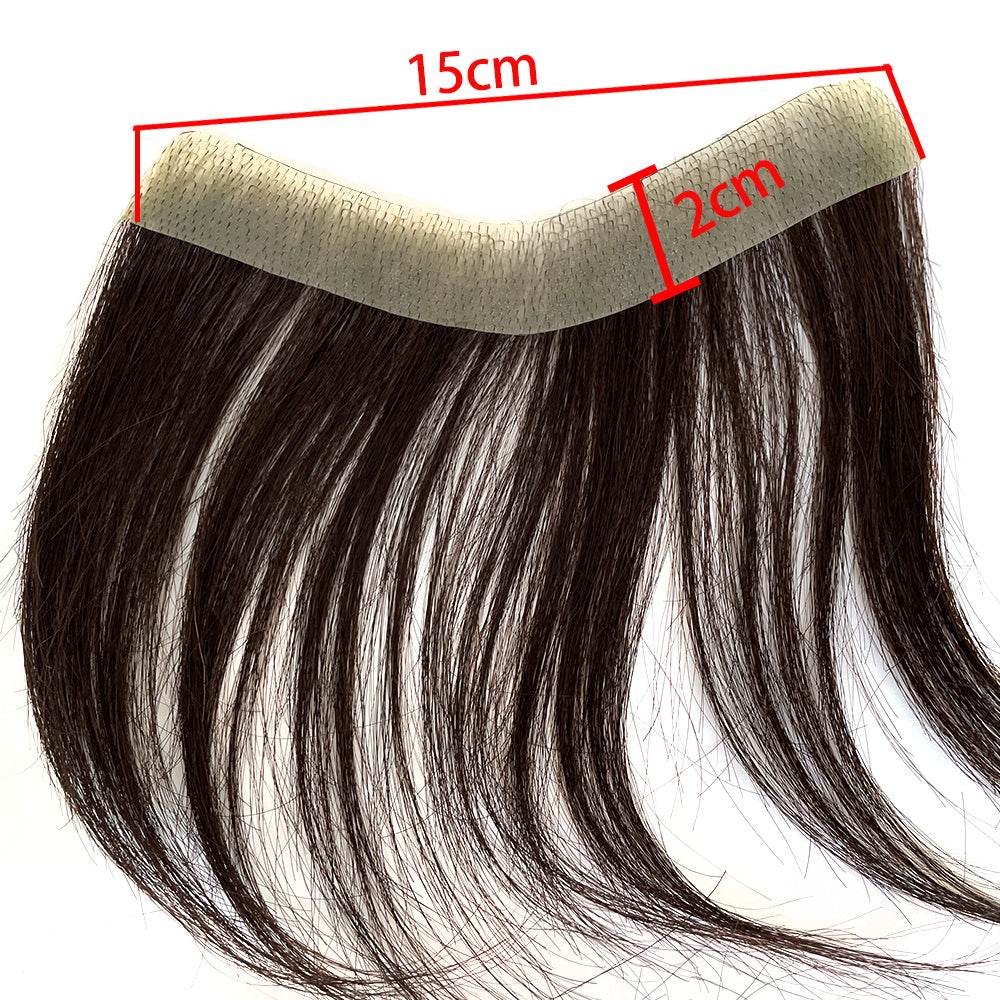 Men´s Toupee Front 15 cm-Brazilian Remy Hair - Pasha