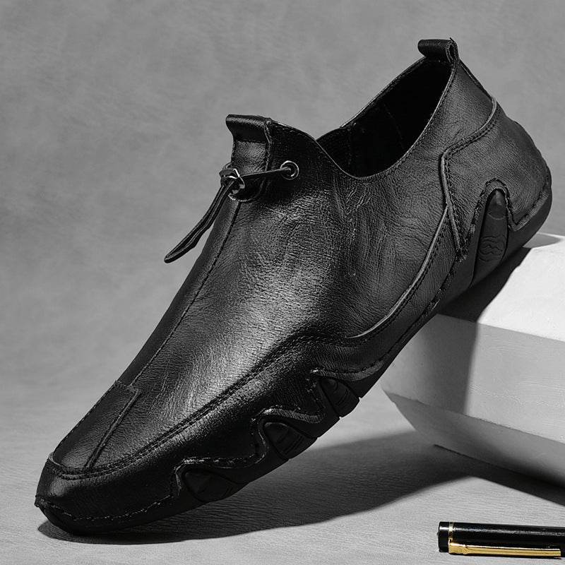 Men's Plus Size Leather Shoes – Wide Fit & Sporty - Pasha