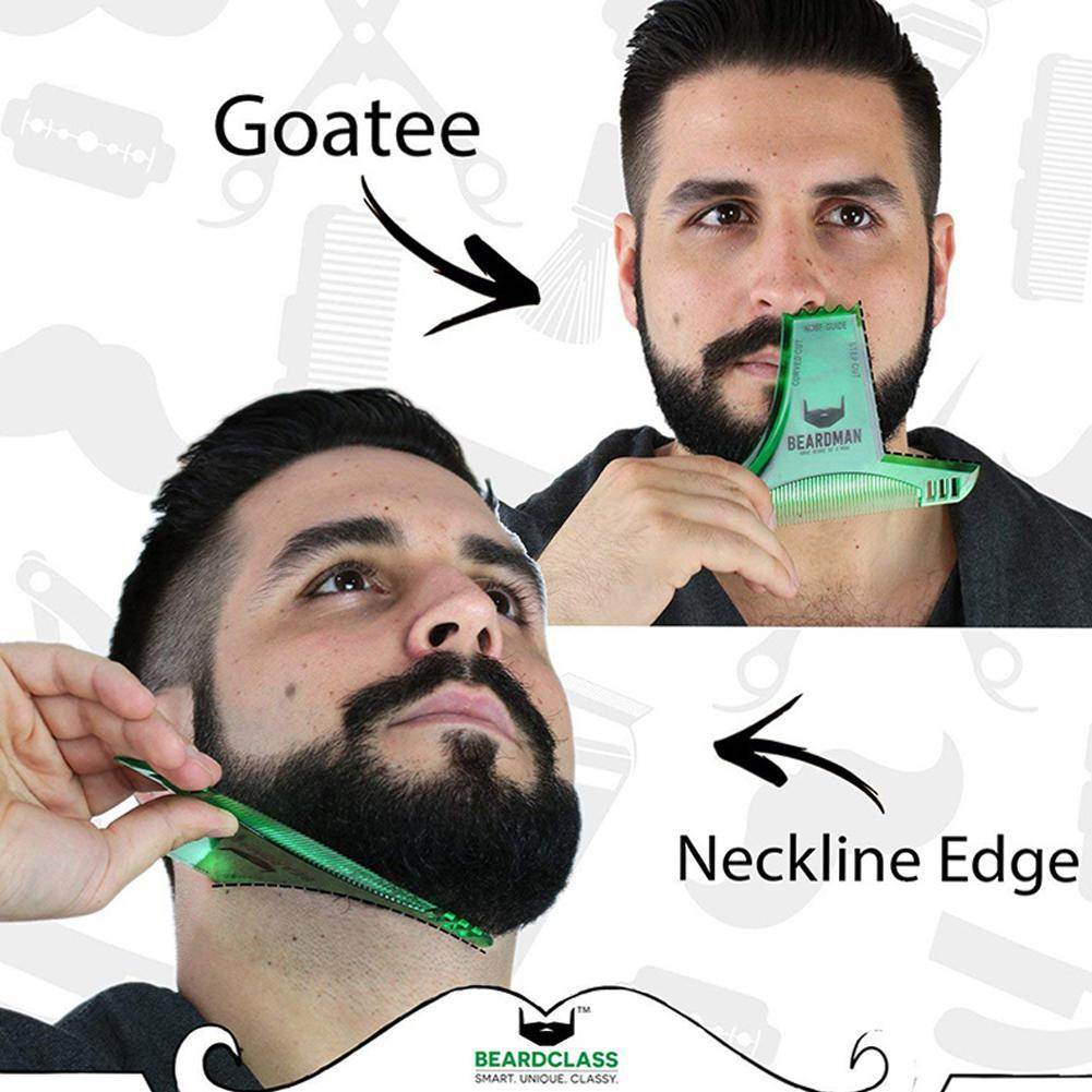 Men's Beard Comb – High-Quality Plastic Grooming Comb for Hair & Beard Care, Available in Stylish Colors - Pasha