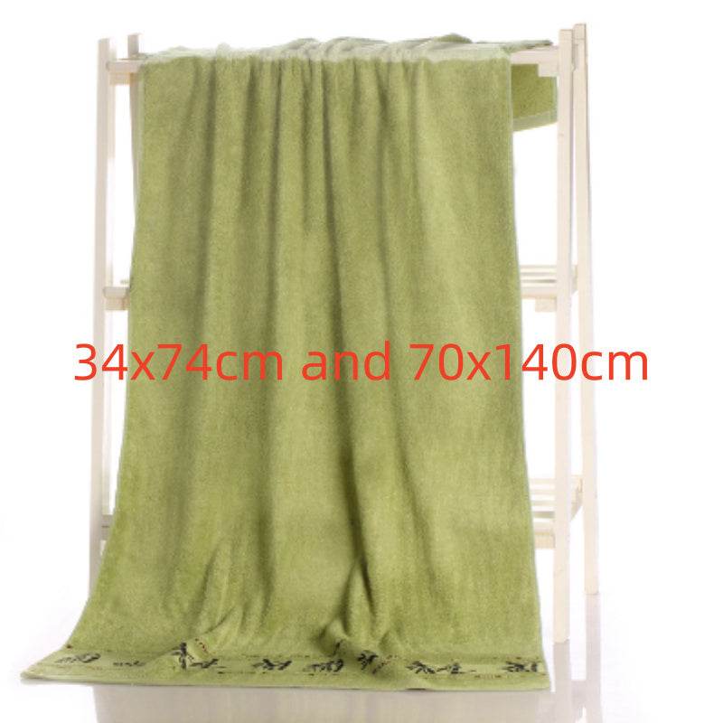 Bamboo Charcoal Bath Towel – Soft & Eco-Friendly - Pasha