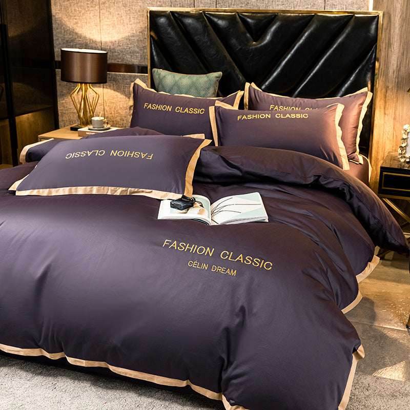 Personalized Cotton Bedding Set – Embroidered Quilt - Pasha