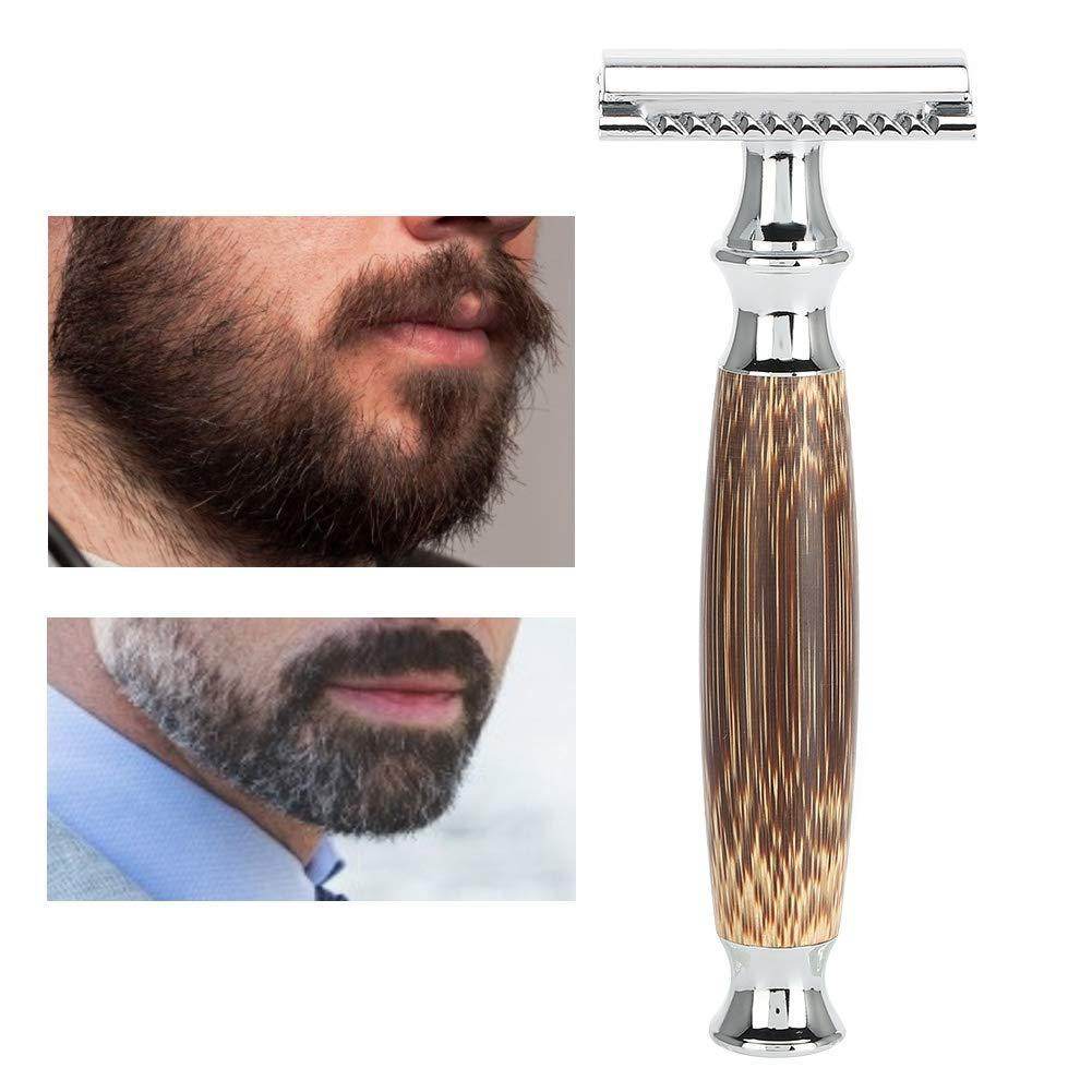 Natural Retro Bamboo Handle Double-Standard Single-Edged Safety Razor – Sustainable & Precise Shaving Experience - Pasha
