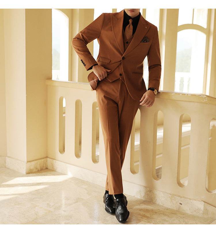 Men´s Suit-High End 3 piece Wedding Suit - Pasha
