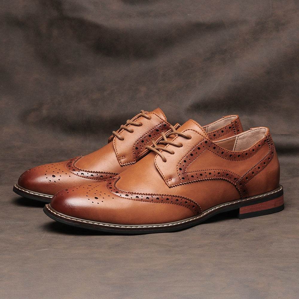 Classic Brogue Business Shoes for men - Pasha