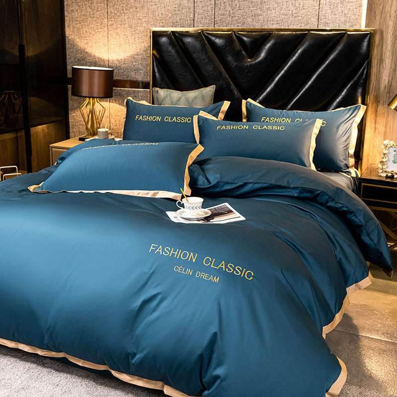 Personalized Cotton Bedding Set – Embroidered Quilt - Pasha