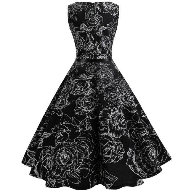 Hepburn Style Dress – Elegant Retro Vintage Look - Pasha