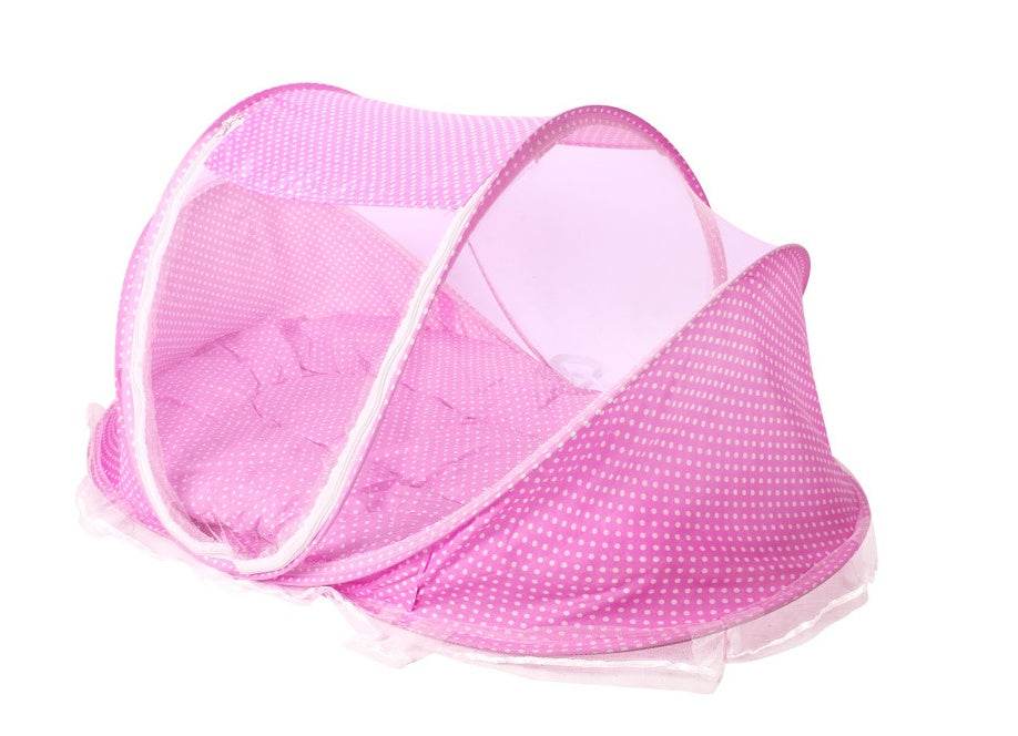 Baby Foldable Mosquito Net – Zipper & 4 Pcs - Pasha