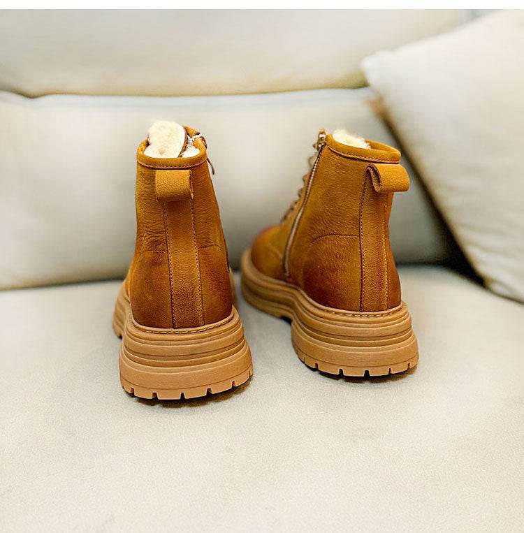 Men's Sheepskin Snow Boots – Warm & Cozy - Pasha
