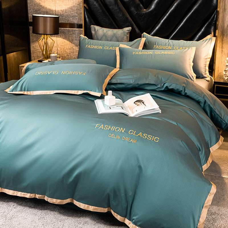 Personalized Cotton Bedding Set – Embroidered Quilt - Pasha