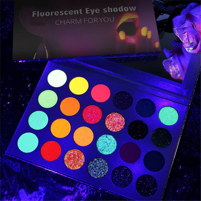 Persistent Glow Eyeshadow – UV Glow in the Dark 24 Colors - Pasha