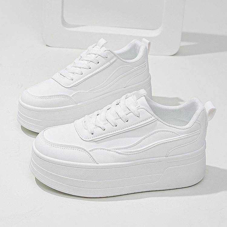 Platform Sport White Shoes for women - Pasha