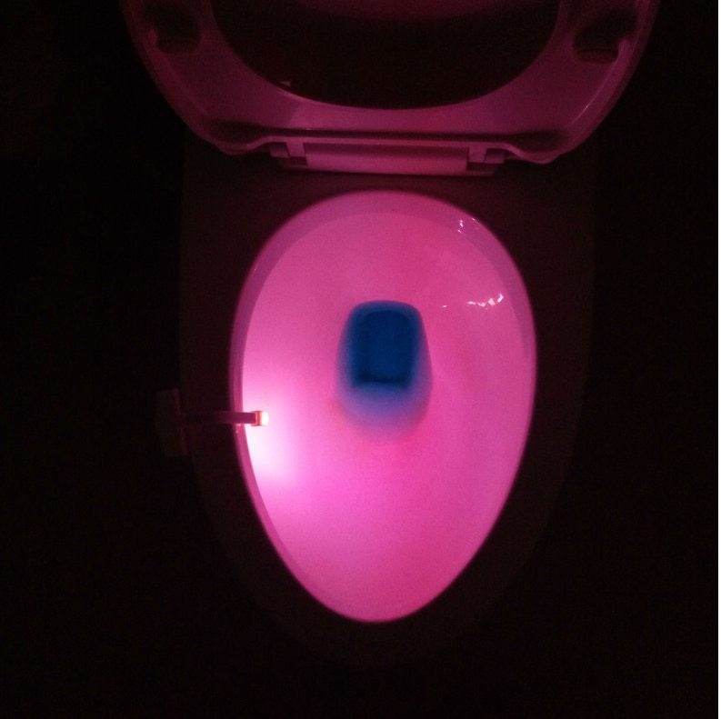 Automatic Induction LED Toilet Night Light – 8 Color Motion Sensor Bathroom Light - Pasha