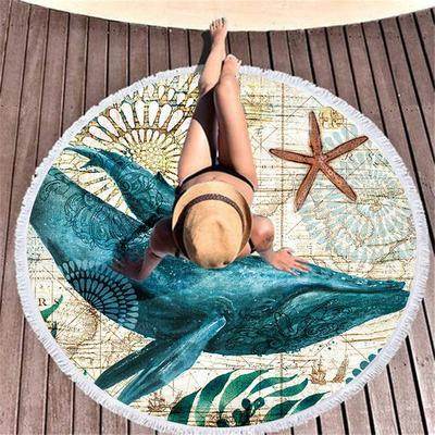 Sea Turtle Microfiber Towel – Vibrant & Quick-Dry - Pasha