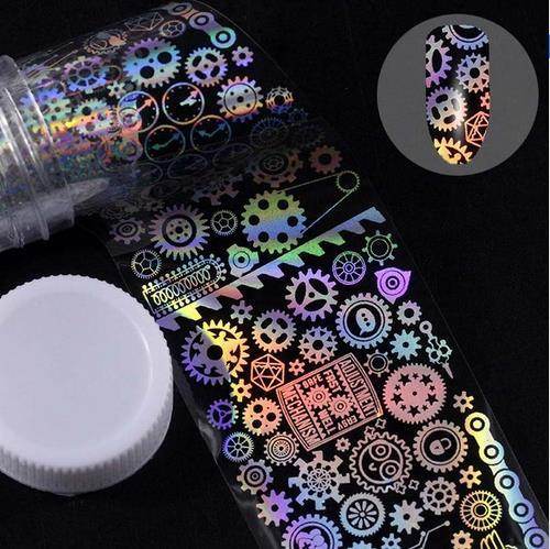 Premium Nail Stickers for Nail Art – 1 Meter Length, 4 cm Width, DIY Creative Designs - Pasha