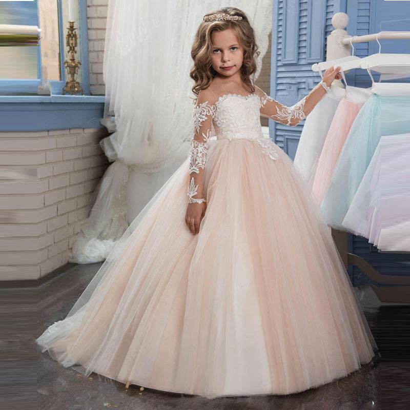 Fashion Princess Kids Tuxedo Wedding Dress Costume – Safe & Elegant Girls Gown for Special Occasions - Pasha